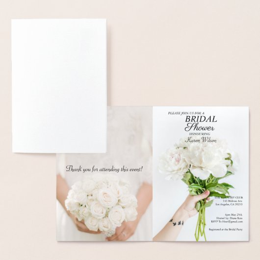 Bridal Shower Einladung RSVP Karte (Anzeige)