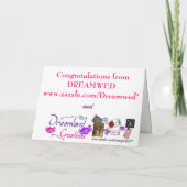 Bridal Shower Einladung Vorlage (Rückseite)