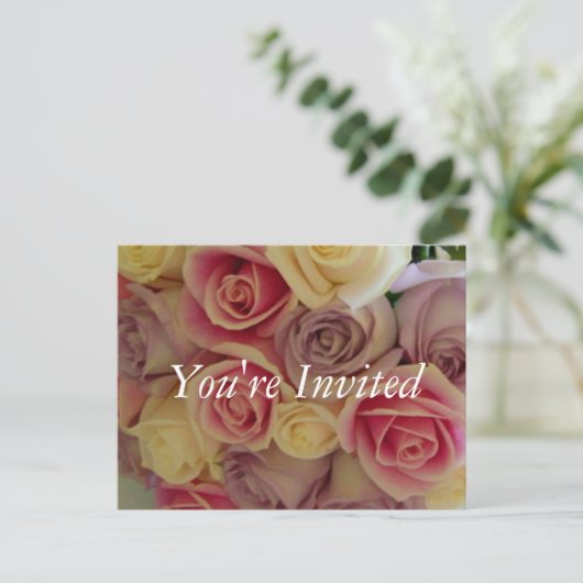 Bridal Shower Einladung Vorlage (Stehend Vorderseite)