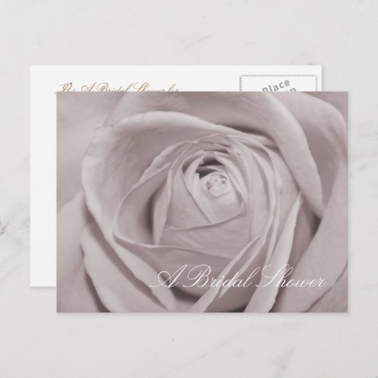 Bridal Shower Einladung Vorlage (Vorne/Hinten)