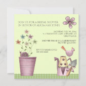 Bridal Shower Einladungen oder Garden Party Event (Vorderseite)