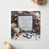 Bridal Shower Einladungskarte (Vorderseite/Rückseite Beispiel)