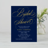 Bridal Shower Elegant Invitation Foil Invitation Folieneinladung (Stehend vorne)