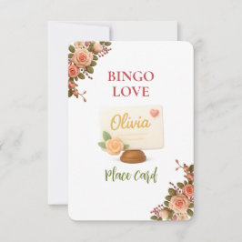 Bridal Shower Game Bingo Card – Place Card