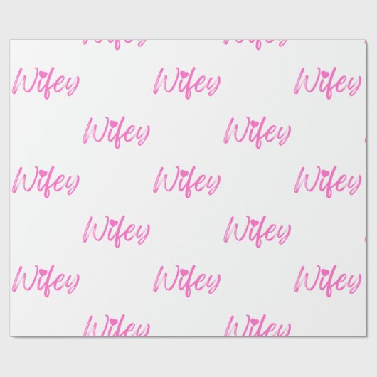 Bridal shower  geschenkpapier (Flach)