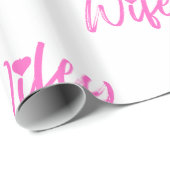 Bridal shower  geschenkpapier (Rolleneckpunkt)