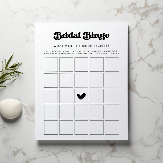 Bridal Shower Gifts Bingo Game (Von Creator hochgeladen)