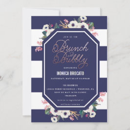 BRIDAL SHOWER INVITATION - Brunch- und Blasenkamme Einladung