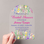 Bridal Shower Invitation Card Acryleinladungen (Insitu (Handheld))