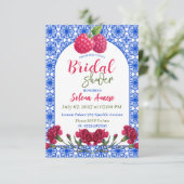 Bridal Shower Invitation Card Einladung (Stehend Vorderseite)
