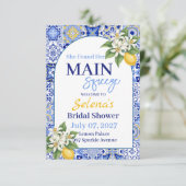 Bridal Shower Invitation Card Einladung (Stehend Vorderseite)