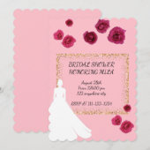 BRIDAL SHOWER INVITATION EINLADUNG (Vorne/Hinten)