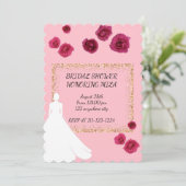 BRIDAL SHOWER INVITATION EINLADUNG (Stehend Vorderseite)