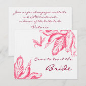 BRIDAL SHOWER INVITATION EINLADUNG (Vorne/Hinten)