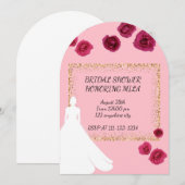 BRIDAL SHOWER INVITATION EINLADUNG (Vorne/Hinten)