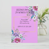 BRIDAL SHOWER INVITATION EINLADUNG (Stehend Vorderseite)