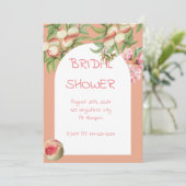 BRIDAL SHOWER INVITATION EINLADUNG (Stehend Vorderseite)
