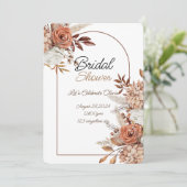 BRIDAL SHOWER INVITATION EINLADUNG (Stehend Vorderseite)