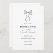 Bridal Shower Invitation Einladung (Vorne/Hinten)