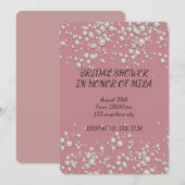 BRIDAL SHOWER INVITATION EINLADUNG (Vorne/Hinten)