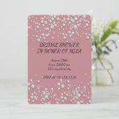 BRIDAL SHOWER INVITATION EINLADUNG (Stehend Vorderseite)