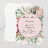 BRIDAL SHOWER INVITATION, EINLADUNGEN (Vorne/Hinten)