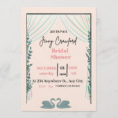 Bridal Shower Invitation | Elegant Pink Customizab Einladung (Vorderseite)