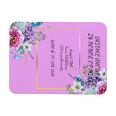 BRIDAL SHOWER INVITATION MAGNET (Horizontal)