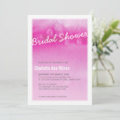 BRIDAL SHOWER INVITATION : Ober-Aquarell Einladung (Stehend Vorderseite)