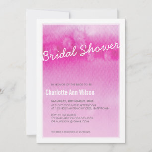 BRIDAL SHOWER INVITATION : Ober-Aquarell Einladung