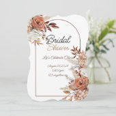 BRIDAL SHOWER INVITATION SAVE THE DATE (Stehend Vorderseite)