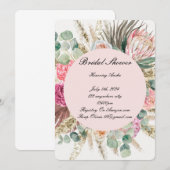 BRIDAL SHOWER INVITATION SAVE THE DATE (Vorne/Hinten)