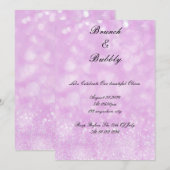 BRIDAL SHOWER INVITATION SAVE THE DATE (Vorne/Hinten)