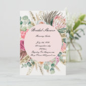 BRIDAL SHOWER INVITATION SAVE THE DATE (Stehend Vorderseite)