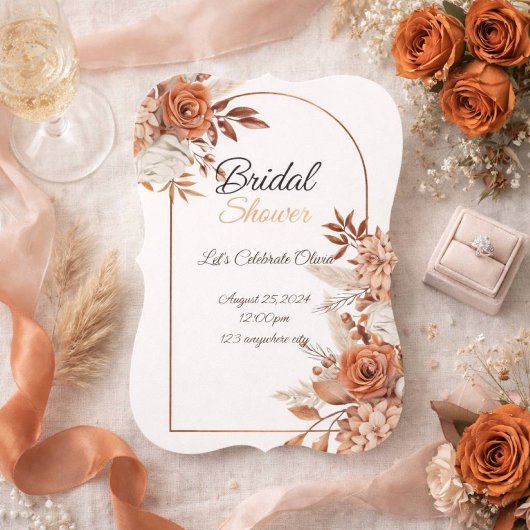 BRIDAL SHOWER INVITATION SAVE THE DATE