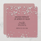 BRIDAL SHOWER INVITATION SAVE THE DATE (Vorne/Hinten)