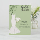 BRIDAL SHOWER INVITATIONEN, INSTANT DOWNLOAD EINLADUNG (Stehend Vorderseite)