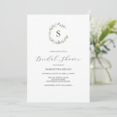 Bridal Shower Invitations Christmas Wedding (Stehend Vorderseite)