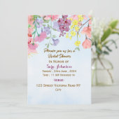 Bridal Shower Invitations  Einladung (Stehend Vorderseite)