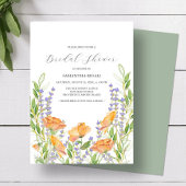 Bridal Shower Invitations – Sage Green & Boho Chic