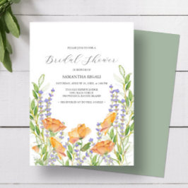 Bridal Shower Invitations – Sage Green & Boho Chic