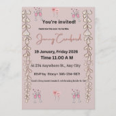 Bridal Shower Invite | Editable Digital Template | Einladung (Vorderseite)