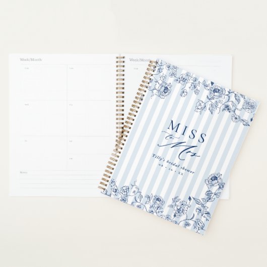 Bridal Shower Paper Planner Something Blue Book Planer (Anzeige)