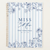 Bridal Shower Paper Planner Something Blue Book Planer (Vorderseite)