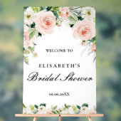 Bridal shower rosa oro floral Foam Boards Acrylschild (Neutral)