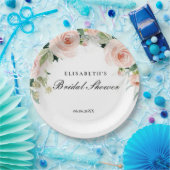 Bridal shower rosa oro floral Foam Boards Pappteller (Party)