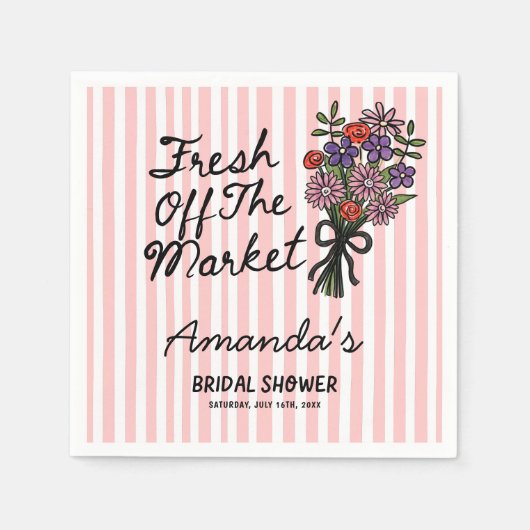 Bridal Shower  Serviette (Vorderseite)