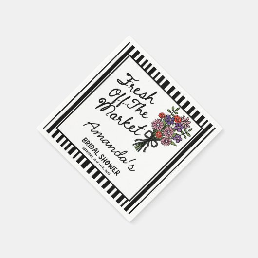 Bridal Shower  Serviette (Ecke)