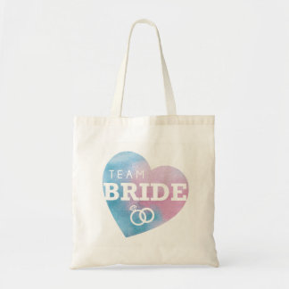Bridal Shower Team Bride Heart Tote Bag Blue Item Tragetasche