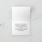 Bridal Shower Thank You Dankeskarte (Innenseite)